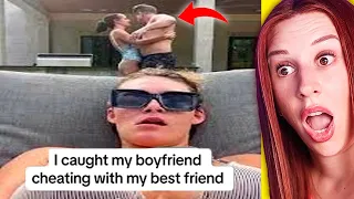 best friends caught cheating - REACTION