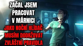 ZAČAL JSEM PRACOVAT V MÁRNICI JAKO NOČNÍ HLÍDAČ MUSÍM DODRŽOVAT ZVLÁŠTNÍ PRAVIDLA - Creepypasta CZ