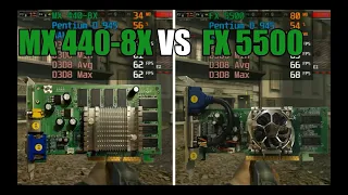 GeForce4 MX440 8x vs GeForce FX 5500 Test In 9 Games (No FPS Drop - Capture Card)