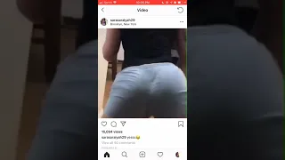 Sara Molina Twerking On Instagram