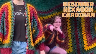 [Beginner] HEXAGON CARDIGAN TUTORIAL (kind of)