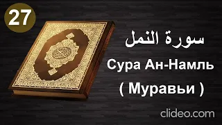 Билал Дарбали- СУРА 27: «АН-НАМЛЬ» («МУРАВЬИ»)