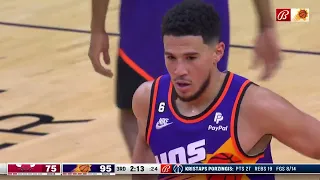 MVP chants for Devin Booker after he gets a 4-point play