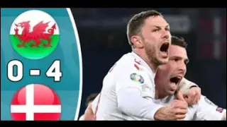 Wales vs Denmark 0-4 All Extended Highlights & Goals - 2021