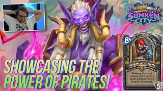Showcasing the Power of the Pirates! | Voyage To The Sunken City | Hearthstone Standard | Savjz