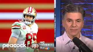 George Kittle has ‘monster game’ vs. Cincinnati Bengals in Week 14 | Pro Football Talk | NBC Sports