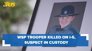 Washington State Patrol trooper killed in crash on I-5 near Marysville, suspect in custody