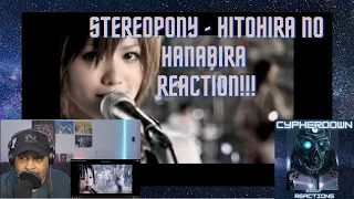 Stereopony - Hitohira No Hanabira Reaction