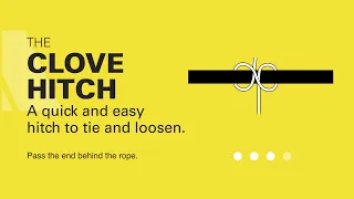 Know Your Knots by Sea Tow: The Clove Hitch
