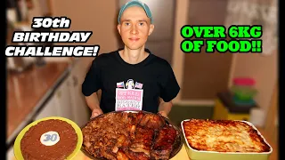 Eating CZK 3,000 Worth of Food for My 30th BIRTHDAY! | Ribs, Wings, Pulled Pork, Lasagne and Cake!!