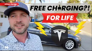 How To Get Free Tesla Charging For Life (EV Electric Car)
