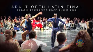 ADULT OPEN LATIN: FINAL | OCEANIA DANCESPORT CHAMPIONSHIP 2022