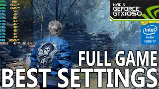 Resident Evil 4 Remake Full Game | GTX 1050 | BEST OPTIMIZED SETTINGS |  1080p | #gtx1050