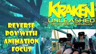 Kraken Unleashed 4K Reverse Pov With Animation Feature Focus SeaWorld Orlando