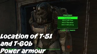 Fallout 4: T-51 and T-60 Power armour location