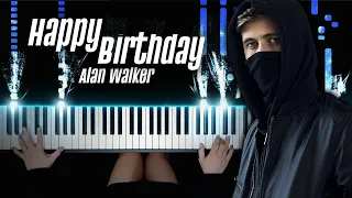 Happy Birthday, Alan Walker! (On My Way, Alone, Lost Control, All Falls Down, Play) | Piano Cover