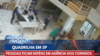 10 pessoas são feitas reféns em agência dos Correios | Brasil Urgente