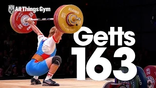 Viktor Getts (77kg, 21 y/o) 163kg Snatch 2015 World Weightlifting Championships