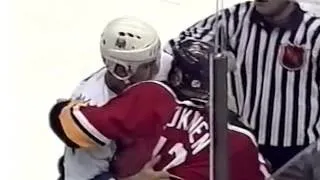 Olli Jokinen vs Dainius Zubrus Jan 11, 2003