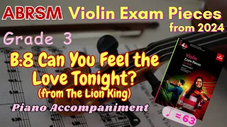 [Piano Accom] ABRSM Violin Exam Pieces from 2024 - Grade 3 B:8 [♩= 63]