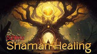 Healing Shamanic Drumming in 528Hz• DNA Repair • Heal Golden Chakra