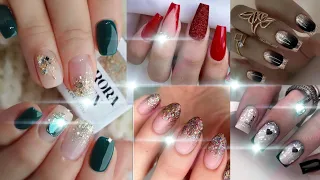 100+💎latest glitter✨nail idea's💡2024/glitter nails💖#nails#new#flowers#grwm#youtube #video #trending