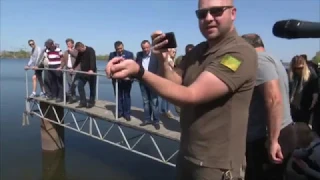 Зариблення Канівського вдсх стерляддю, Київський рибоохоронний патруль, Суспільне телебачення