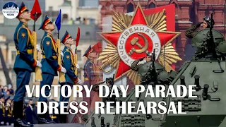 Russia held a dress rehearsal on Saturday, marking the defeat of Nazi Germany during World War II