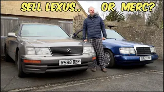 I Need To Sell One of these Cars But Which One?  the Lexus LS400 or The Mercedes 300CE?