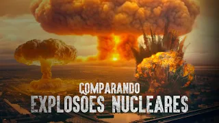 A escala real das armas nucleares