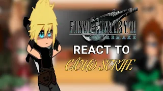 Final Fantasy 7 Remake react to Cloud Strife (Pls read the description)