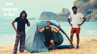 ബീച്ചിൽ ടെന്റ് അടിച്ച് കിടന്നപ്പോൾ ⛺️ Tent Camping on a Private Beach !!!