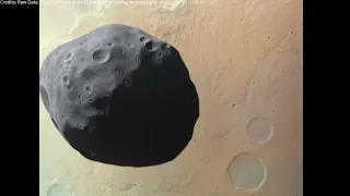 Phobos seen by ESA’s Mars Express