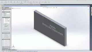 Engrave text with SolidCam