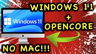 Como instalar o Windows 11 em um MAC Dual Boot macOS Monterey - com OPENCORE