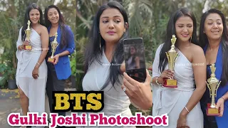 Gulki Joshi Photoshoot With Trophy 🏆 BTS Moments After Winning Aspiring She Award | Maddam Sir Gulki