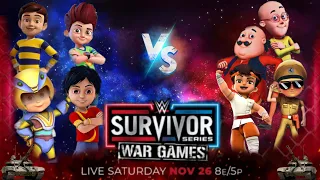 Rudra & Shiva & Kicko & Vir the Robot boy vs Bheem & Motu & Patlu & Singham - War games