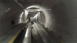 Switzerland 2023-A Ride on Zurich Airport 'Skymetro' Underground Terminal Shuttle Train