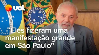 Lula diz que ato de Bolsonaro foi 'grande': 'Não é possível negar um fato'