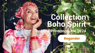 Turbans chimio boho - Collection Boho Spirit printemps-été 2024 -  Elite Hair International