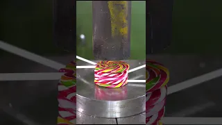 Crushing Candy with 150 Ton Hydraulic Press 🍭🍬🤩 #hydraulicpress #crushing #satisfying #viral #candy