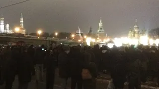 С НОВЫМ ГОДОМ 2019. Москва. Россия. Прямой эфир.