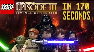 Star Wars: Revenge Of The Sith in 170 Seconds [Lego Stopmotion]