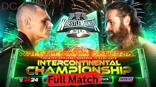 WrestleMania 40: Sami Zayn SHOCKS Gunther! Intercontinental Title Match Highlights