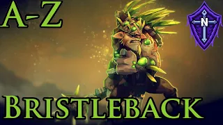 Dota 2 - A-Z Challenge ALL HEROES - Bristleback