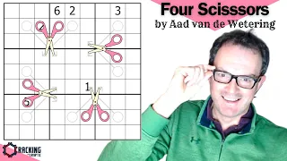 A Sudoku With Only 4 Given SCISSORS? !