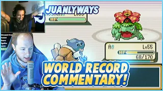 COMMENTARY on the NEW Pokemon FireRed LeafGreen World Record!