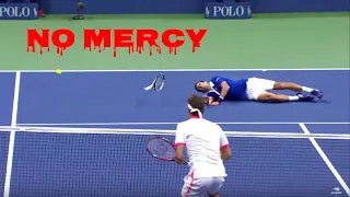 Roger Federer - DROPPING Novak Djokovic On The FLOOR