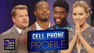 Cell Phone Profile w/ Chadwick Boseman, Sienna Miller & Stephan James