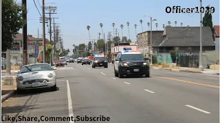 LAPD - WILSHIRE DIVISION RESPONDING CODE 3 PURSUIT x5